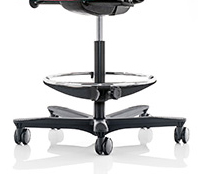 Counter height gas lift and footring