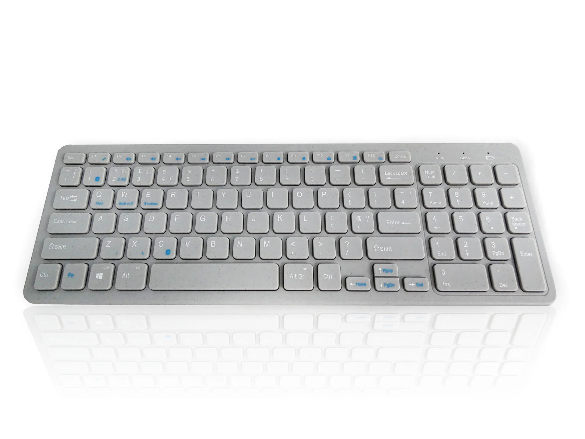 ECO Wheatgrass Wireless Keyboard - GREY