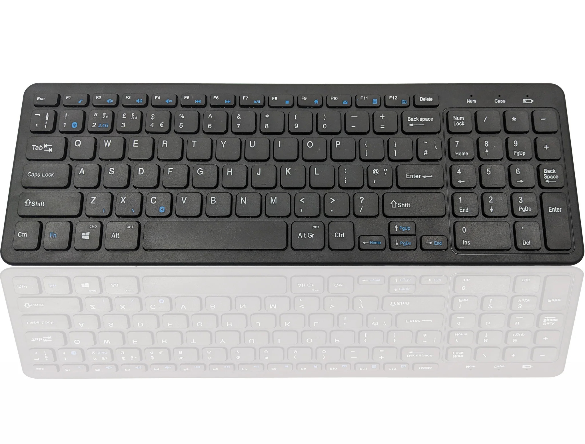 ECO Wheatgrass Wireless Keyboard - BLACK