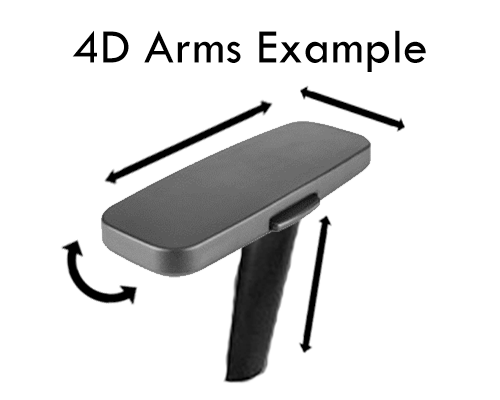 4D Height Adjustable Arms