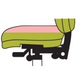 Super Memory Foam Seat (Stitched)