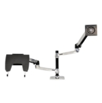 Ergotron LX Dual Stacking Arm - Silver