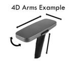 4D Height Adjustable Arms